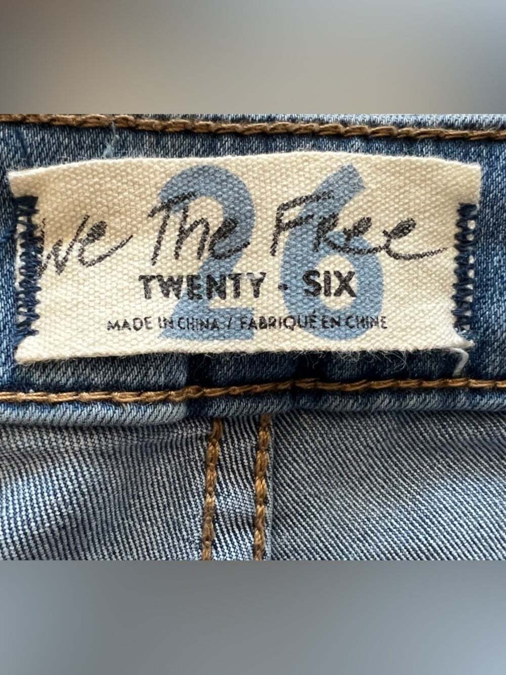 Free People We The Free Retro 70’s Boho Festival Indie High Rise Flared Jean-26 - Picture 2 of 7